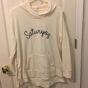 Saturyay women’s graphic hoodie.